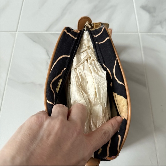 Tommy Bahama Waikiki Hawaiian Hula Mini Clutch Bamboo Zipper Toiletry Bag NEW - Picture 5 of 8